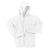 Port & Company Men's White Essential Fleece Pullover Hooded Sweatshirt