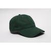 Pacific Headwear Dark Green Unstructured Adjustable Washed Cotton Cap