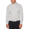Perry Ellis Men's Quite Shade/White Mini Grid Woven Shirt