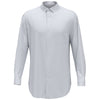 Perry Ellis Men's Provence Blue/White Mini Grid Woven Shirt