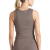 UNRL Women's Dark Taupe Performa Fitted Tank