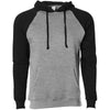 Independent Trading Co. Unisex Nickel Heather/Black Special Blend Raglan Hooded Pullover Sweatshirt