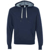Independent Trading Co. Unisex Navy Heather Midweight French Terry Hooded Pullover Sweatshirt