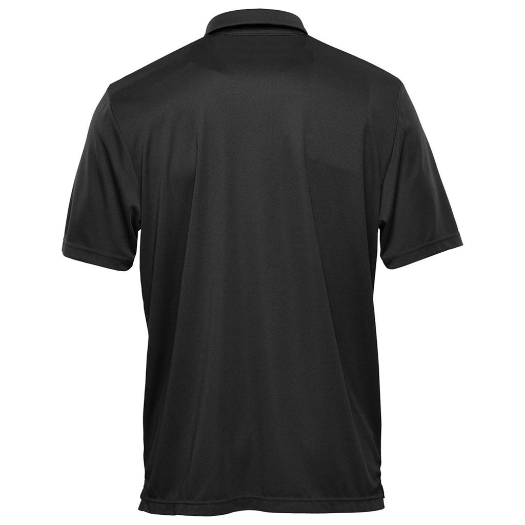 Stormtech Men's Black Treeline Performance Short Sleeve Polo