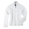 Page and Tuttle Women's White Pin Dot Quarter Zip