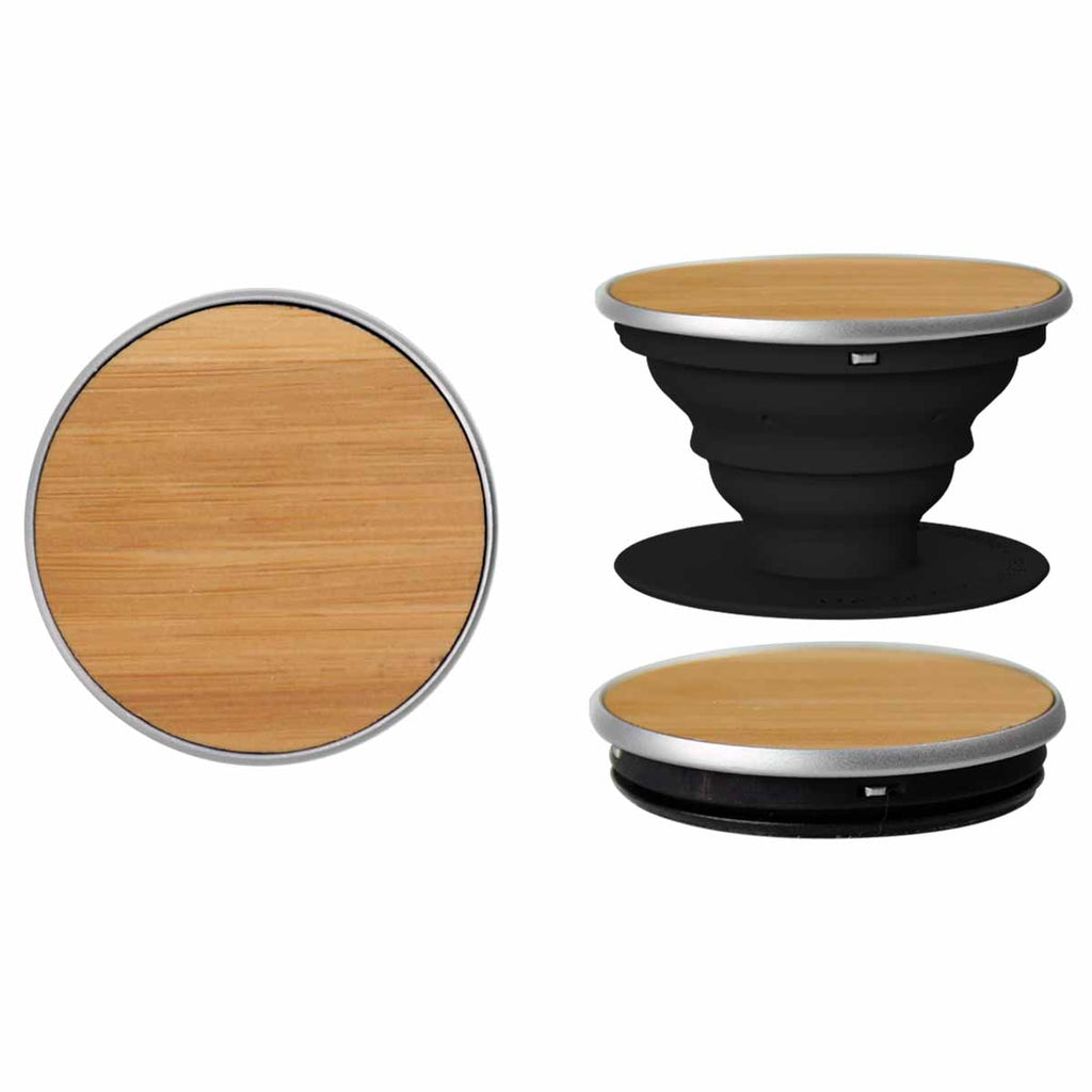 PopSockets Bamboo Wood Grip Phone Holder