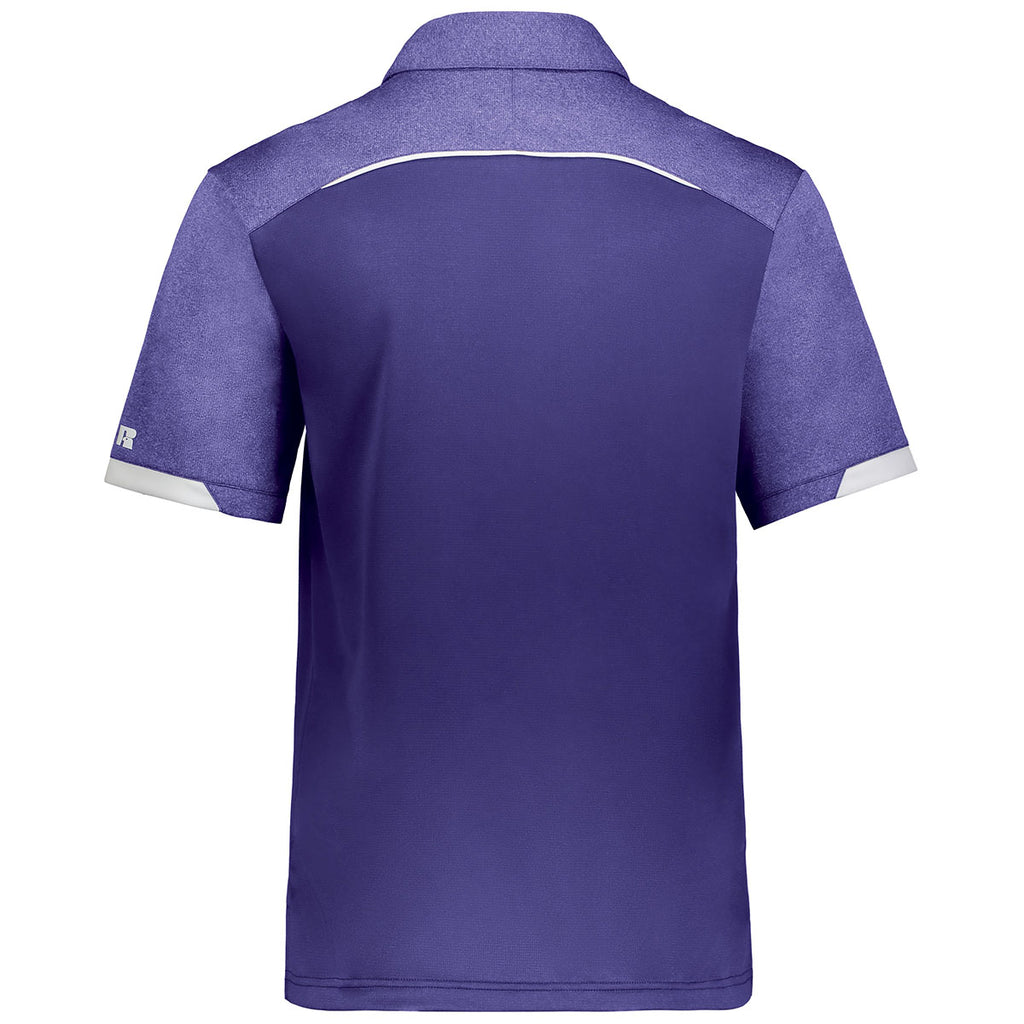 Russell Men's Purple Legend Polo