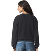 American Apparel Women's Black ReFlex Fleece Crewneck Sweatshirt