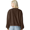 American Apparel Women's Brown ReFlex Fleece Crewneck Sweatshirt