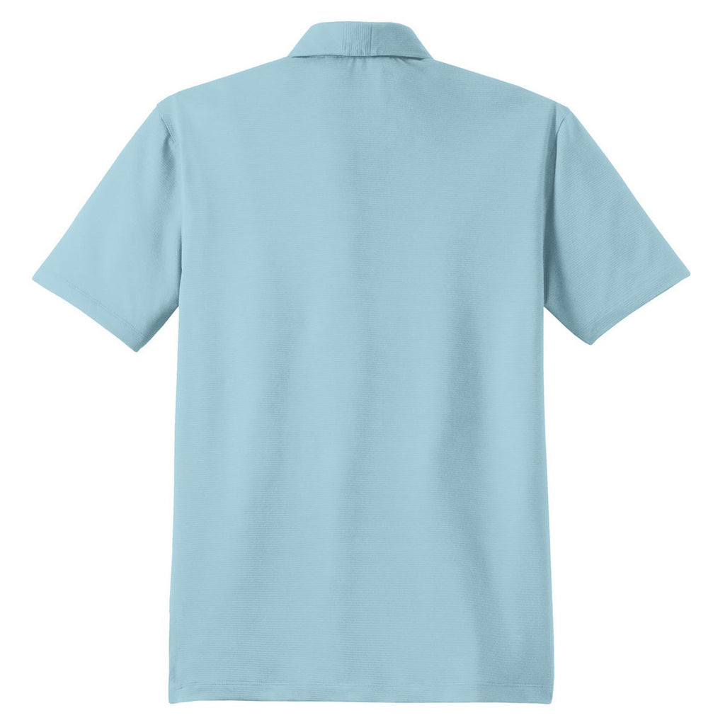 Red House Men's Soft Blue Ottoman Performance Polo