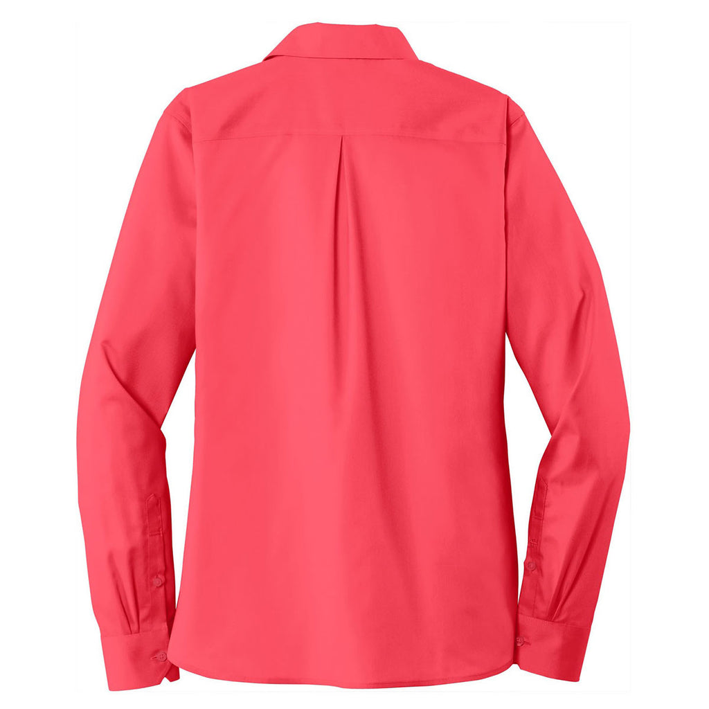 Red House Women's Dragonfruit Pink Non-Iron Twill Shirt