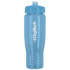 QNCH Aqua SAHARA 28 oz. Eco-Polyclear Sports Bottle with Push/Pull Lid
