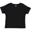 Rabbit Skins Toddler Black Cotton Jersey T-Shirt