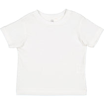 Rabbit Skins Toddler White Cotton Jersey T-Shirt