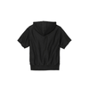 Champion Men's Black Reverse Weave Short Sleeve Hooded Sweatshirt