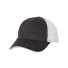 Valucap Charcoal/White Sandwich Trucker Cap