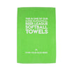 Magnet Group Lime Green Sport Terry Velour Towel with Dobby Hem