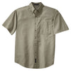 Port Authority Men's Khaki Short Sleeve Twill Shirt