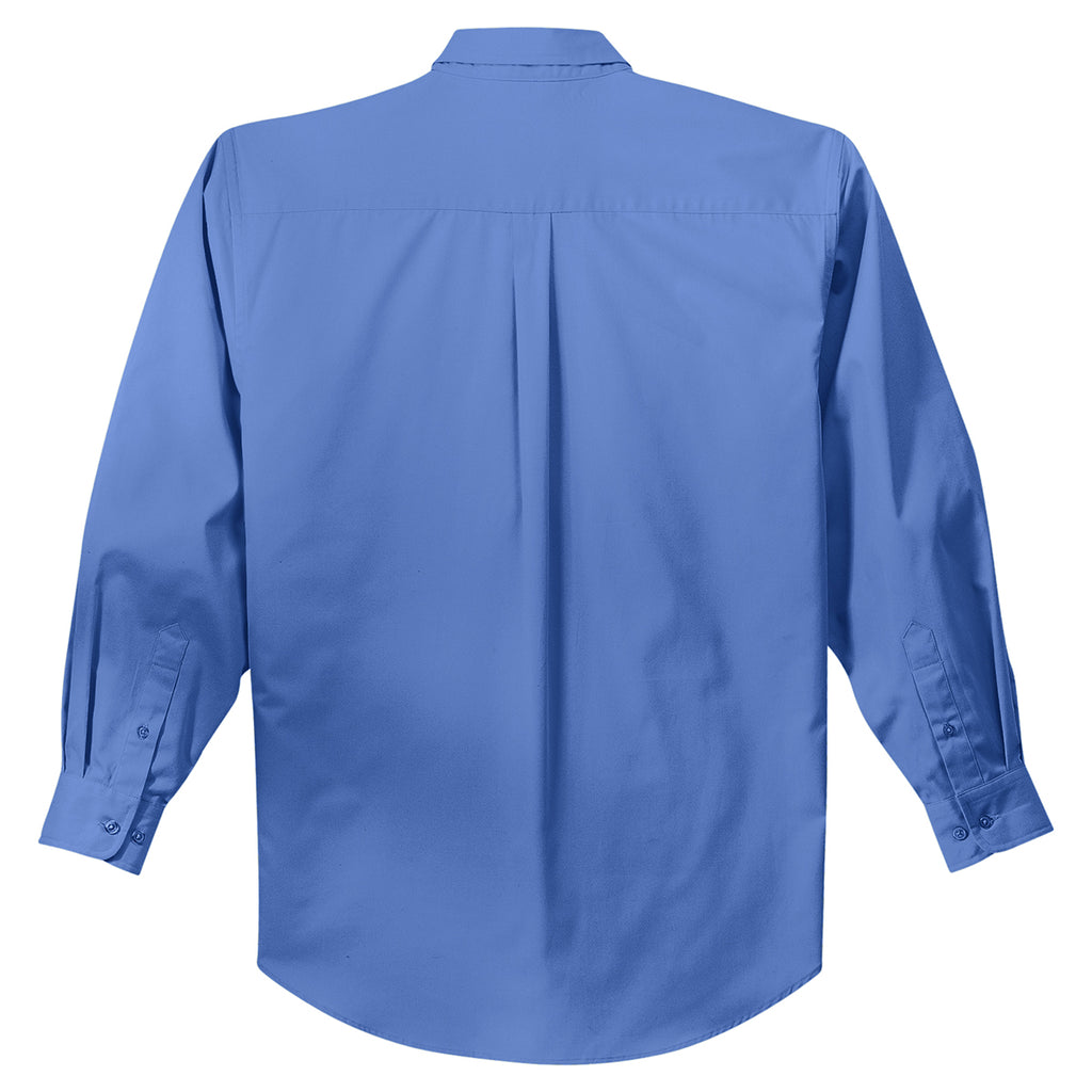 Port Authority Men's Ultramarine Blue Tall Long Sleeve Easy Care Shirt