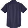 Port Authority Men's True Navy Short Sleeve SuperPro Twill Shirt