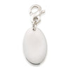 Carolee Sterling Silver Oval Disc Charm