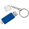Bullet Royal Blue Slot 2-in-1 Charging Keychain