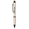 Bullet Beige Nash Wheat Straw Ballpoint Stylus Pen