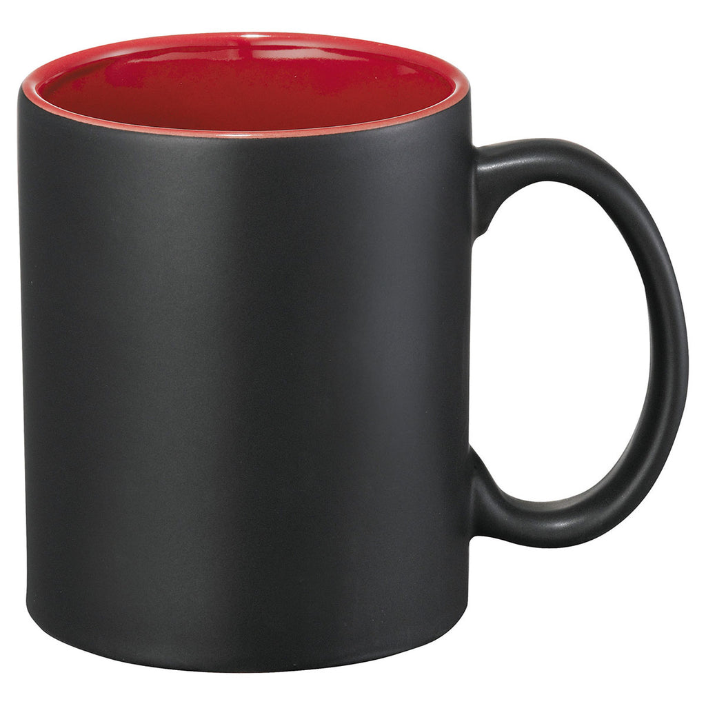 Bullet Black with Red Lining Maya 11oz Ceramic Mug