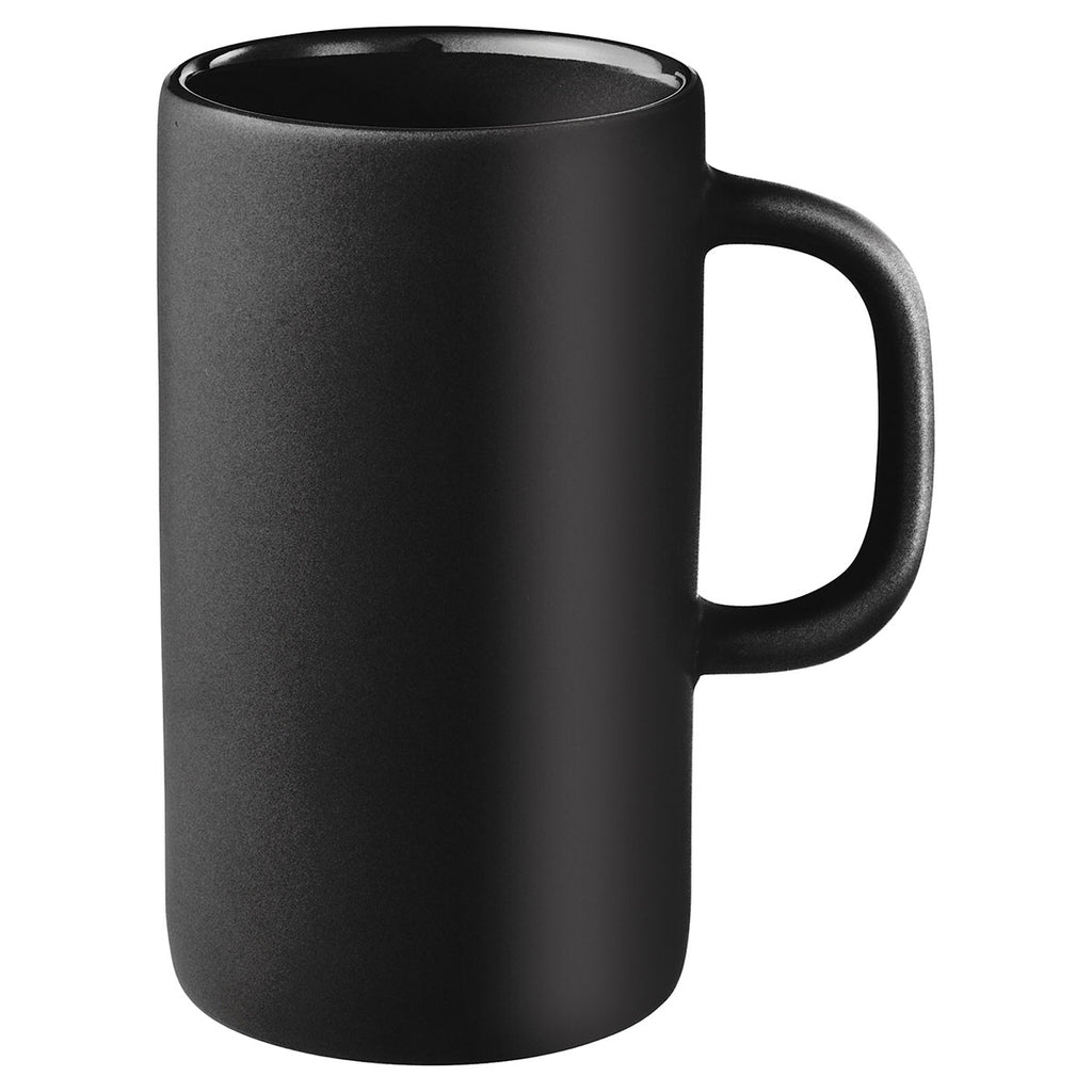 Bullet Black Tall 12oz Ceramic Mug