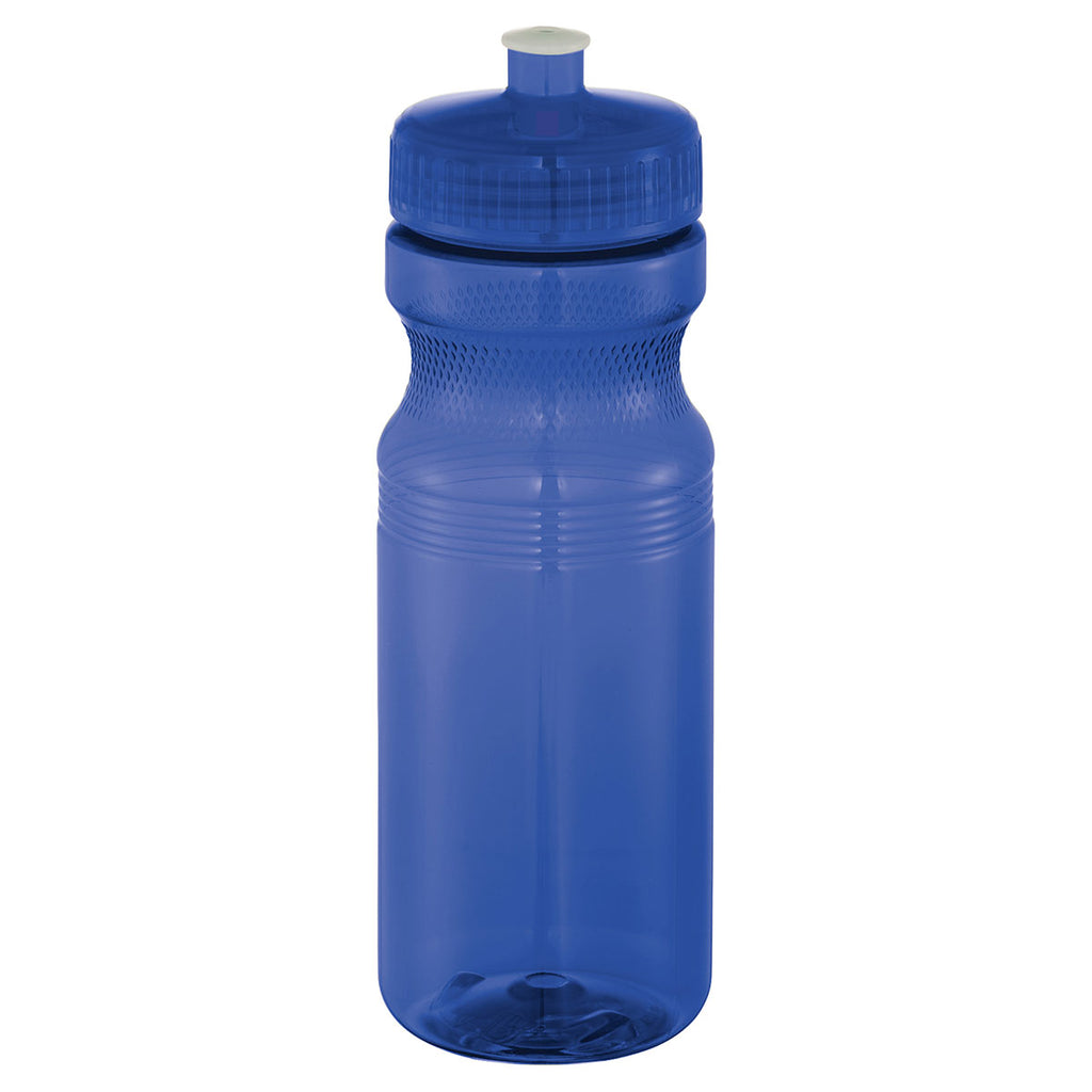 Bullet Translucent Royal Blue Easy Squeezy Crystal 24oz. Sports Bottle