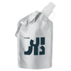Bullet Metallic Grey Baja 12oz Water Bag with Carabiner