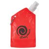 Bullet Translucent Red Baja 12oz Water Bag with Carabiner