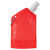 Bullet Translucent Red Baja 12oz Water Bag with Carabiner