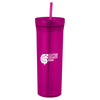 Bullet Translucent Pink Sauron 22oz Tumbler with Straw