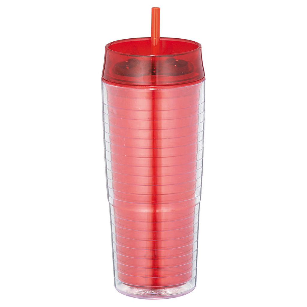 Bullet Red Xander 20oz Tumbler with Straw