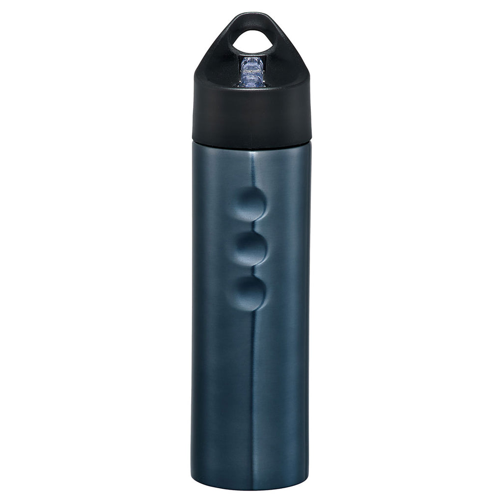 Bullet Titanium Blue Troika 25oz Stainless Sports Bottle
