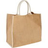 Bullet Cream Large Jute Tote