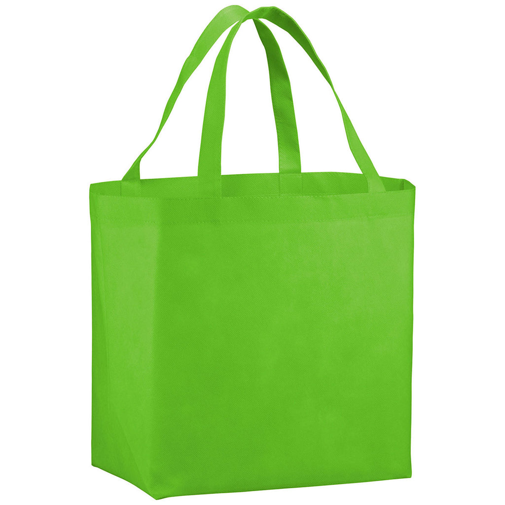 Bullet Lime Green YaYa Budget Non-Woven Shopper Tote