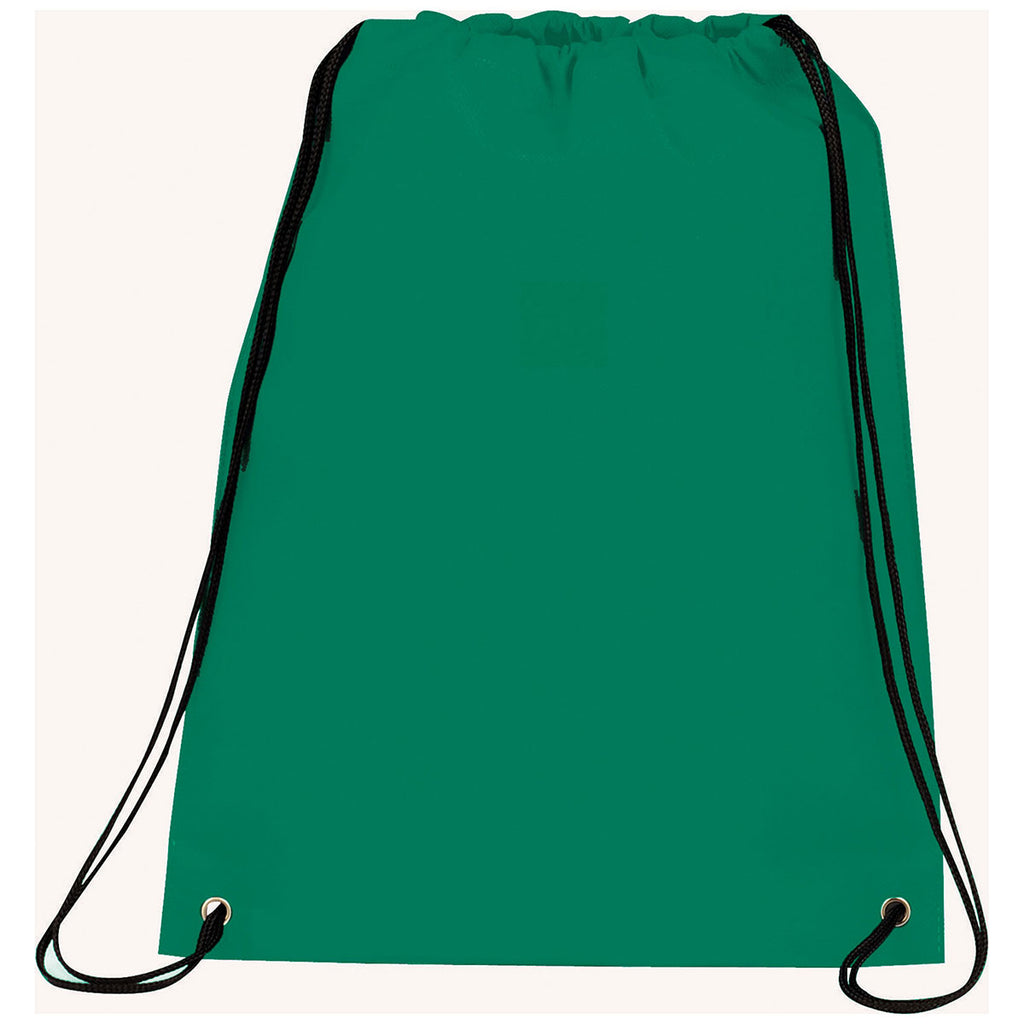 Bullet Green Champion Heat Seal Drawstring Bag