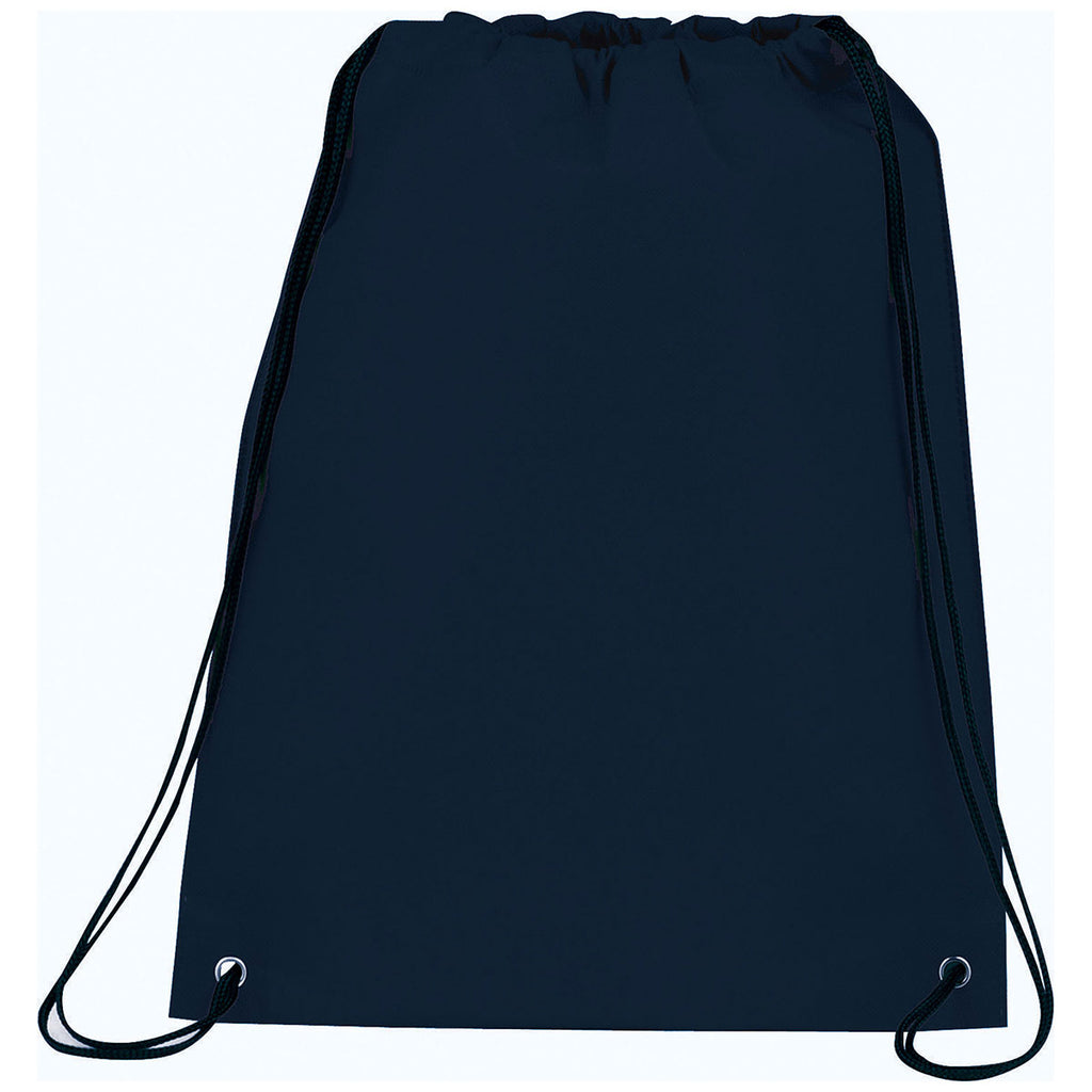 Bullet Navy Blue Champion Heat Seal Drawstring Bag