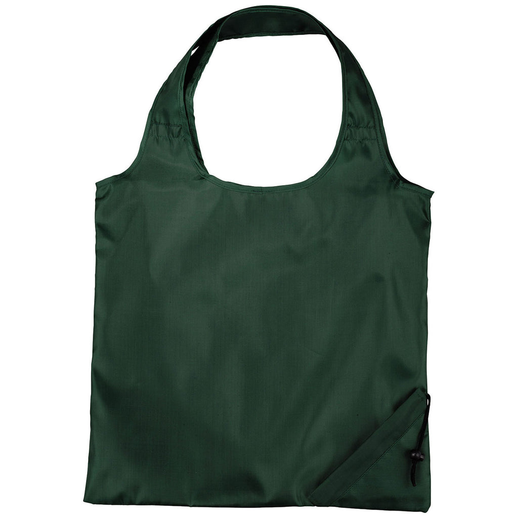 Bullet Hunter Green Bungalow Foldaway Shopper Tote