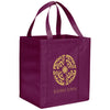 Bullet Burgundy Hercules Non-Woven Grocery Tote