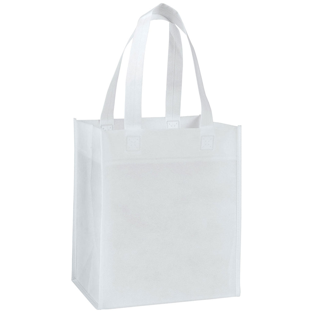 Bullet White Basic Grocery Tote