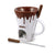 Swissmar White Nostalgia 4pc Chocolate Fondue Mug Set