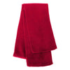 Sportsman Red Solid Knit Scarf