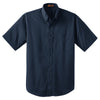 CornerStone Men's Navy Short Sleeve SuperPro Twill Shirt