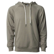 Independent Trading Co. Unisex Olive Icon Lightweight Loopback Terry Hooded Pullover