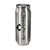 Perfect Line Silver 17 oz Stainless Steel Can with Straw