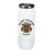 Perfect Line White 17 oz Stainless Steel Can with Straw