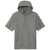 Sport-Tek Men's Dark Smoke Grey Sport-Wick Fleece Short Sleeve Pullover Hoodie